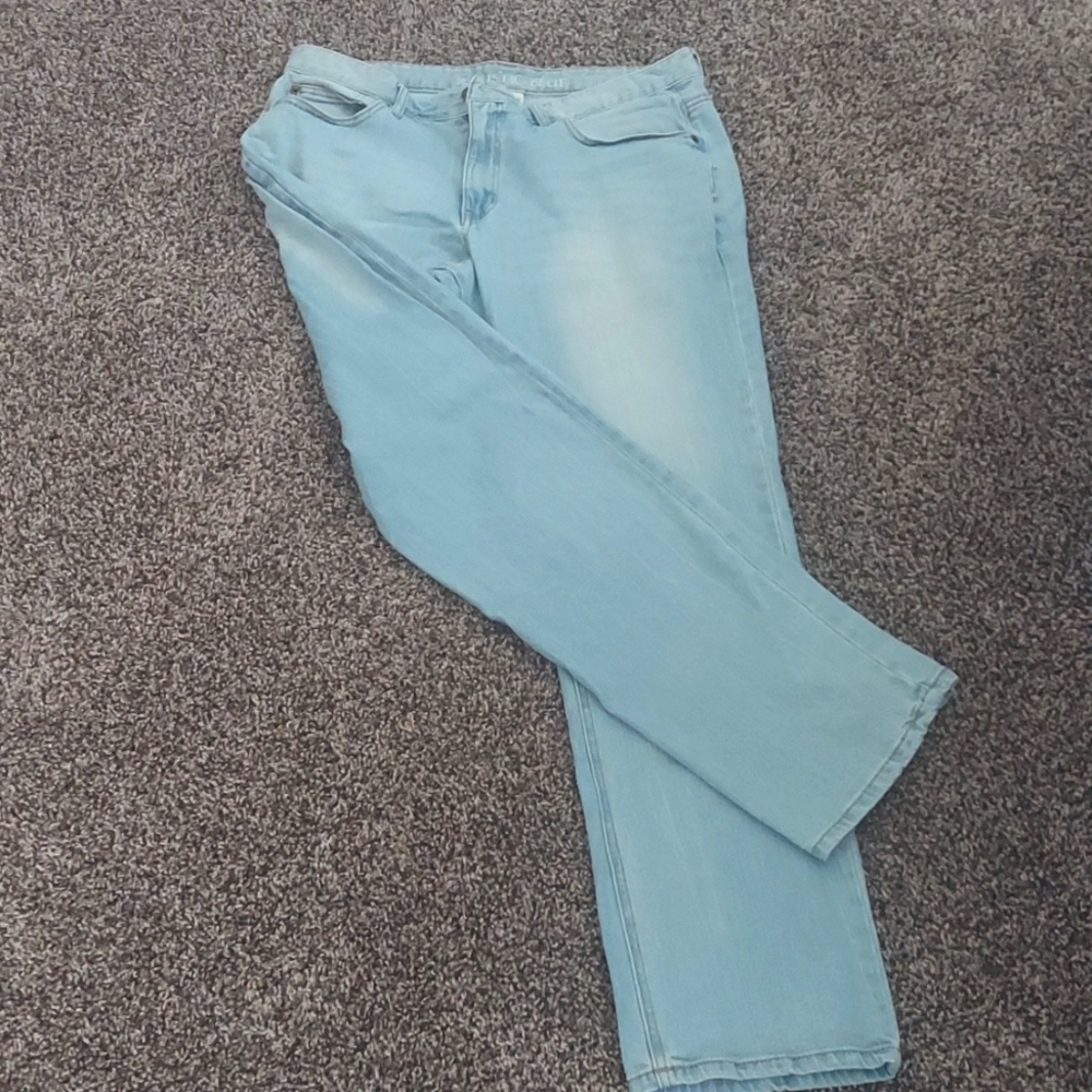 36"x34" Slim straight faded jeans